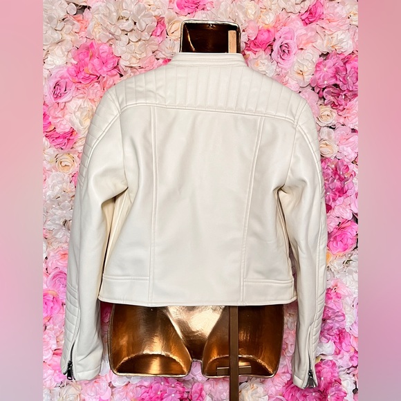 Zara Faux Leather Biker Jacket - Picture 5 of 7